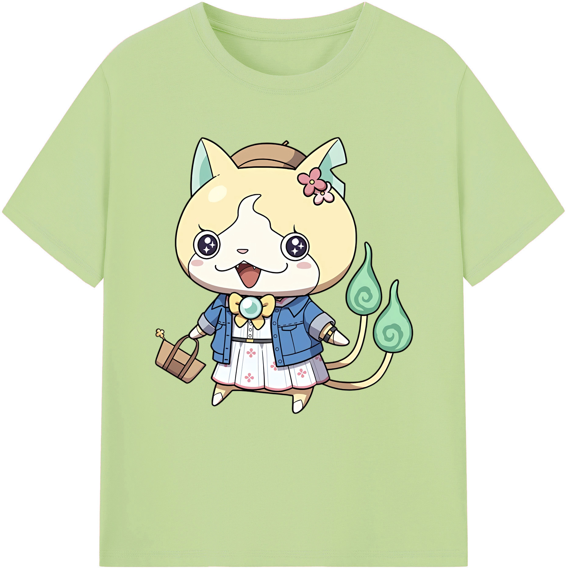 （画像用） 妖怪ウォッチ Yo-kai Watch 綿100％半袖Tシャツ（フロントプリント）